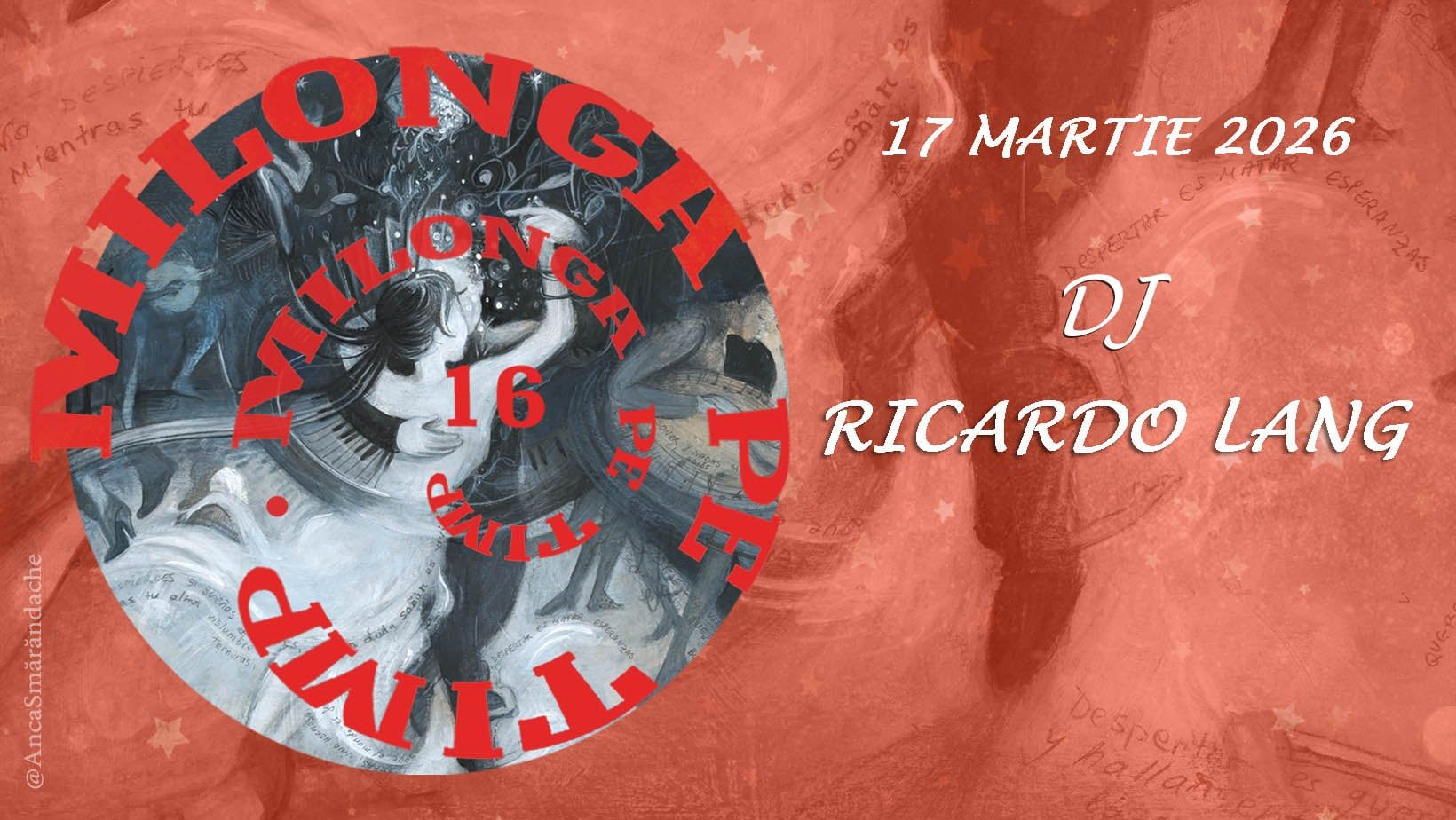 Milonga pe Timp, DJ Ricardo Lang. Curs *Tehnica Individuala de Tango*, Ricardo