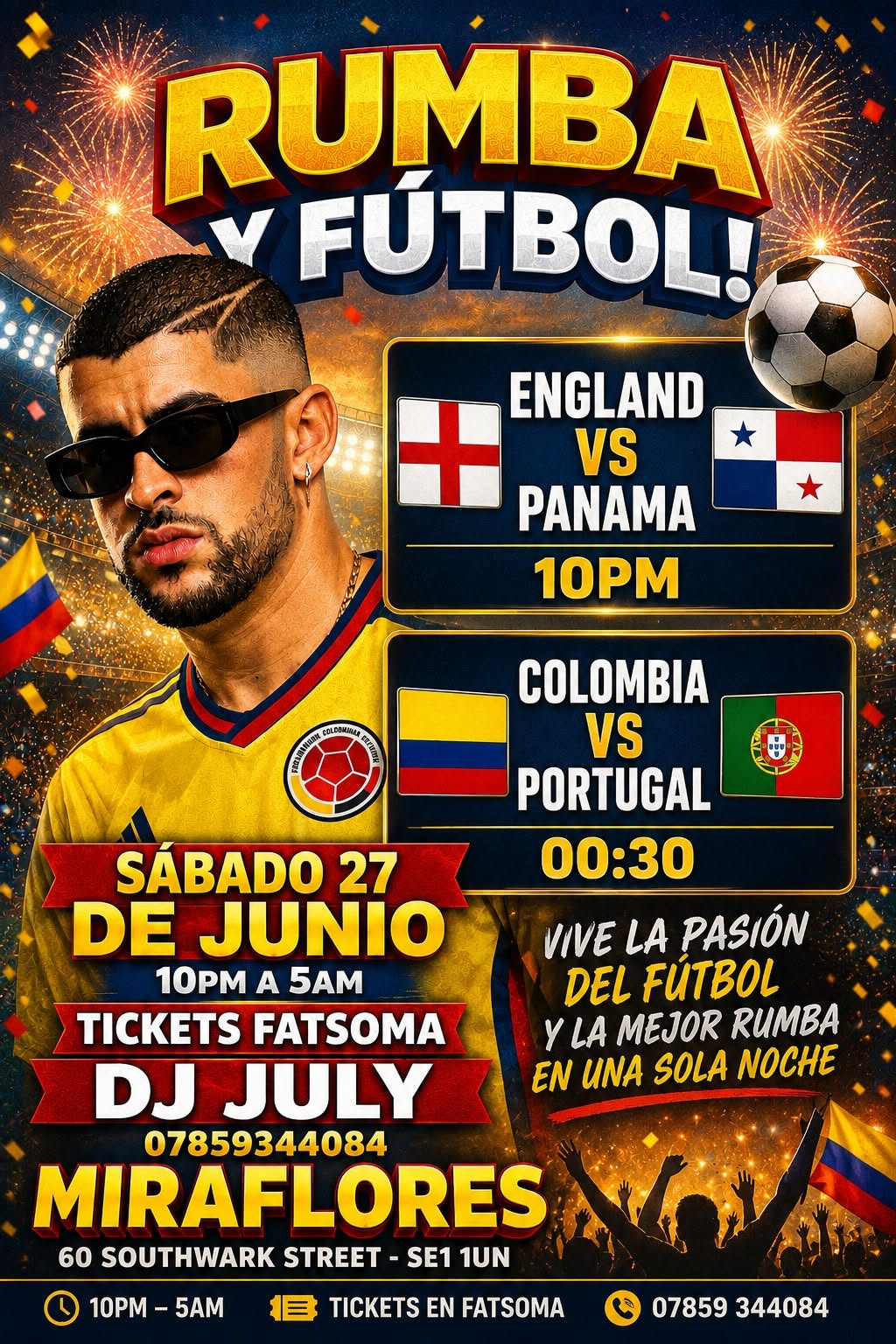 RUMBA Y FUTBOL EN MIRAFLORES
