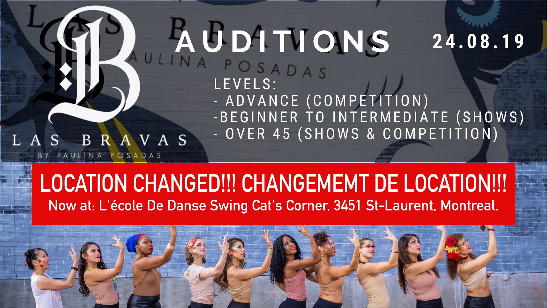 Las Bravas Dance Auditions