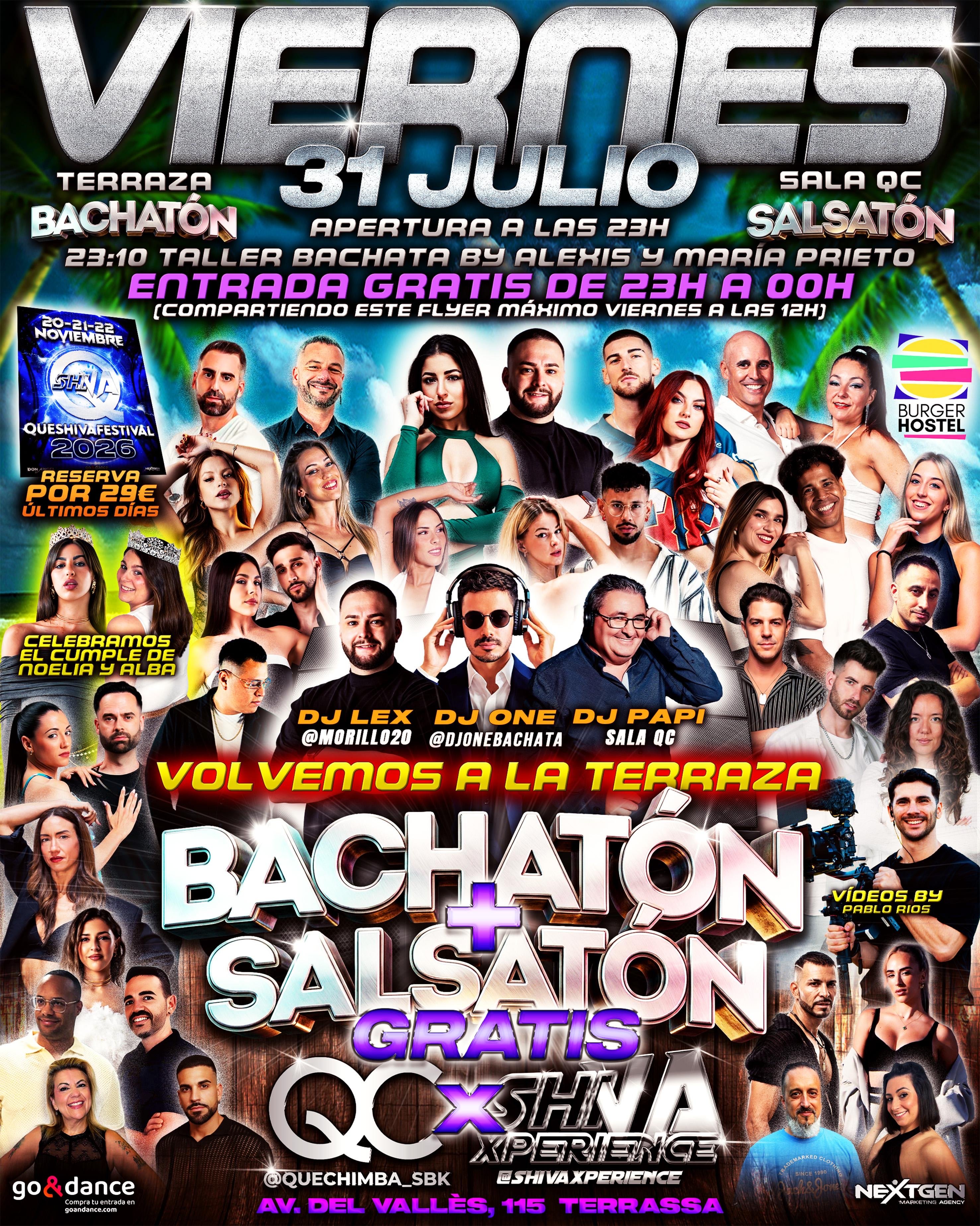 🔥 VIERNES 31 DE JULIO 🔥 QC ❌ SHIVA 🔥
