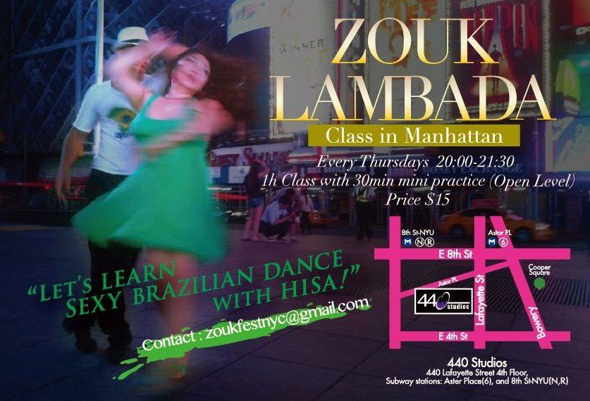 Lambazouk Class in NYC with Hisa