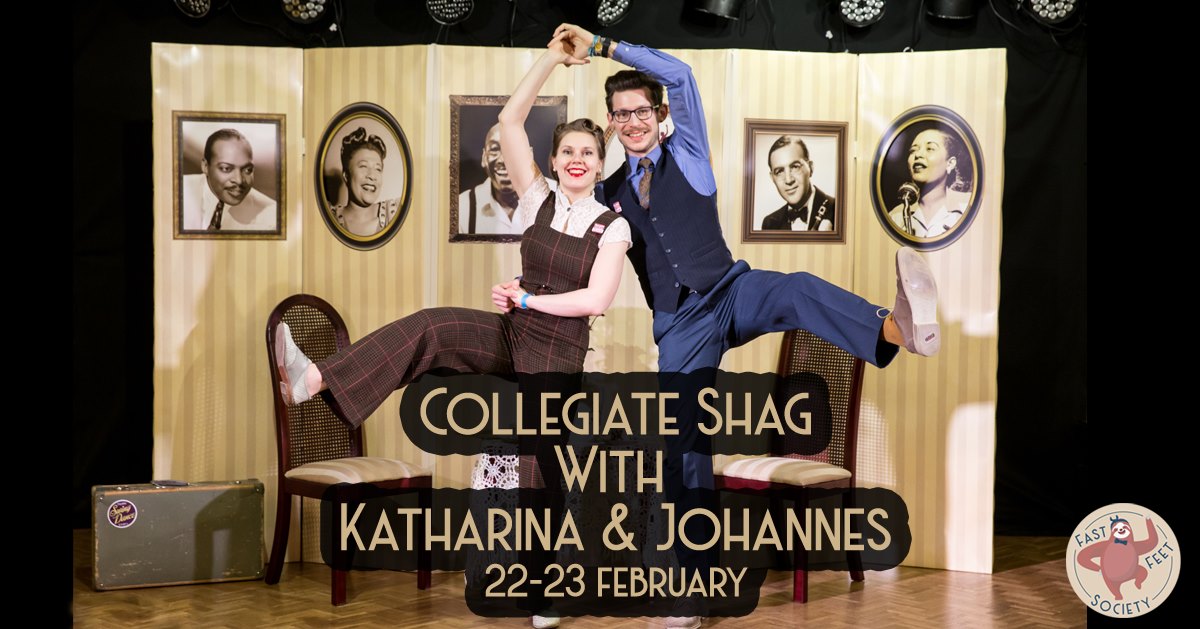 Collegiate Shag workshop with Katharina & Johannes (Tallin)