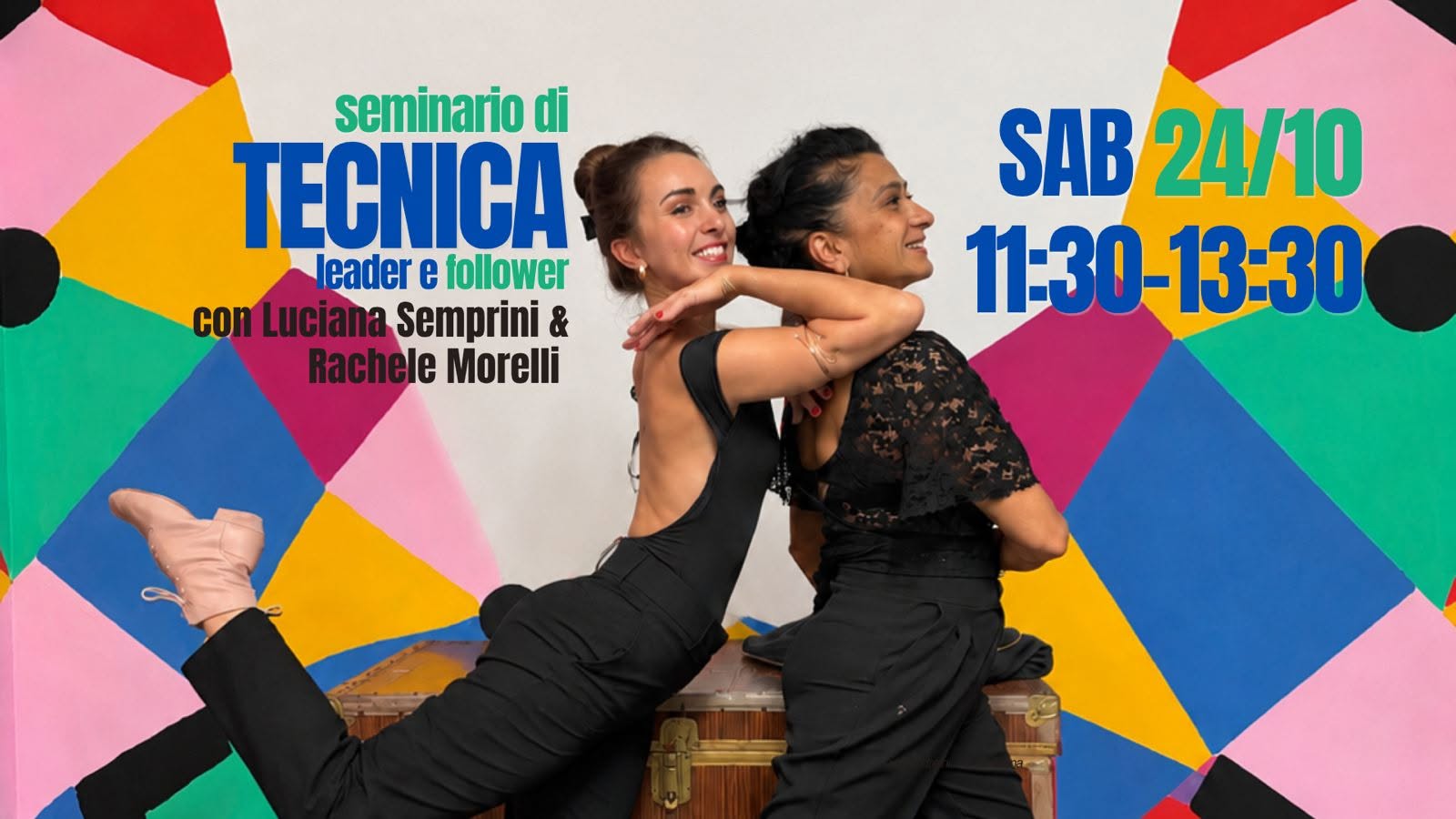 SEMINARIO di TECNICA di TANGO per leader e follower - “Abitare il corpo nel tango”