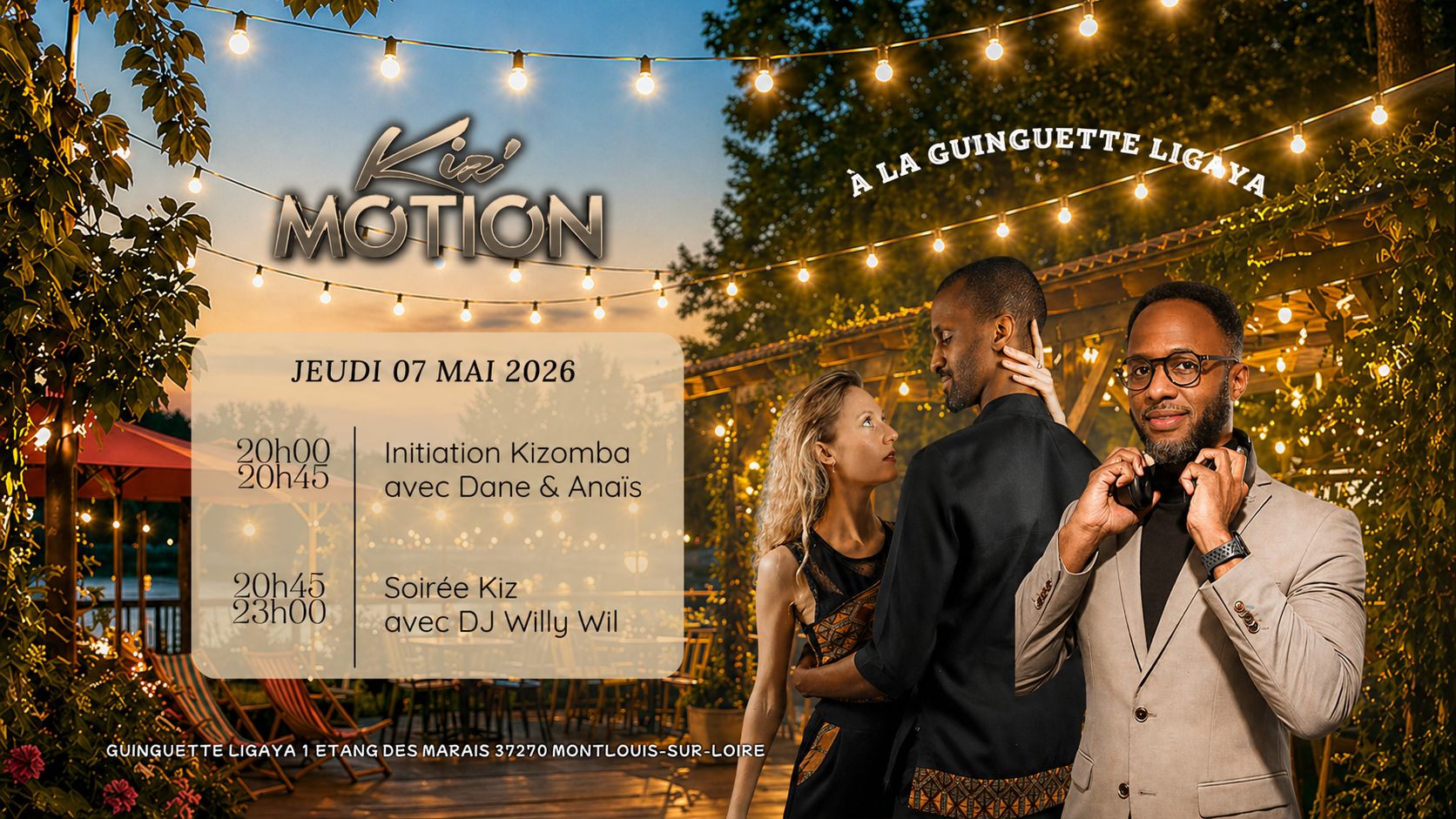 Kiz'motion à la Guinguette Ligaya 🪩