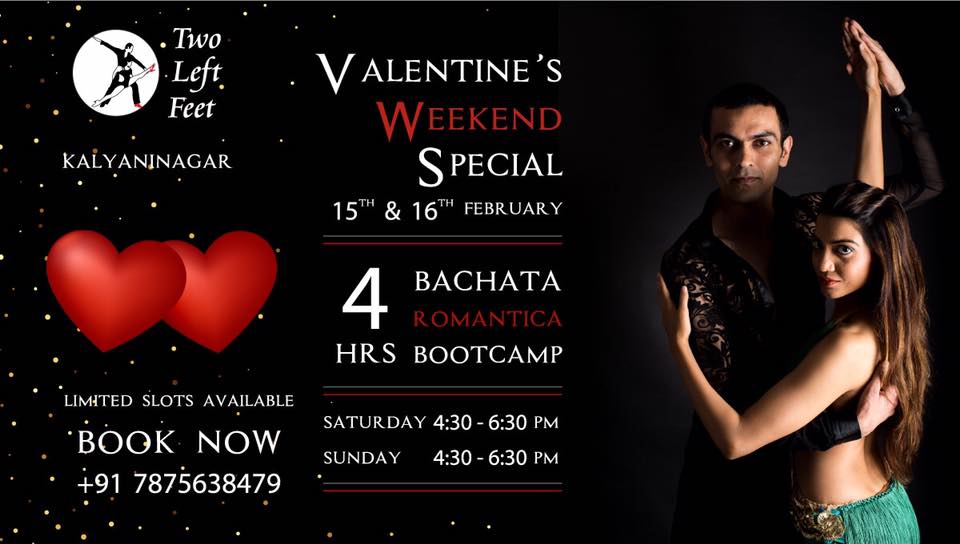 Valentine’s weekend special BACHATA Romantica BOOTCAMP