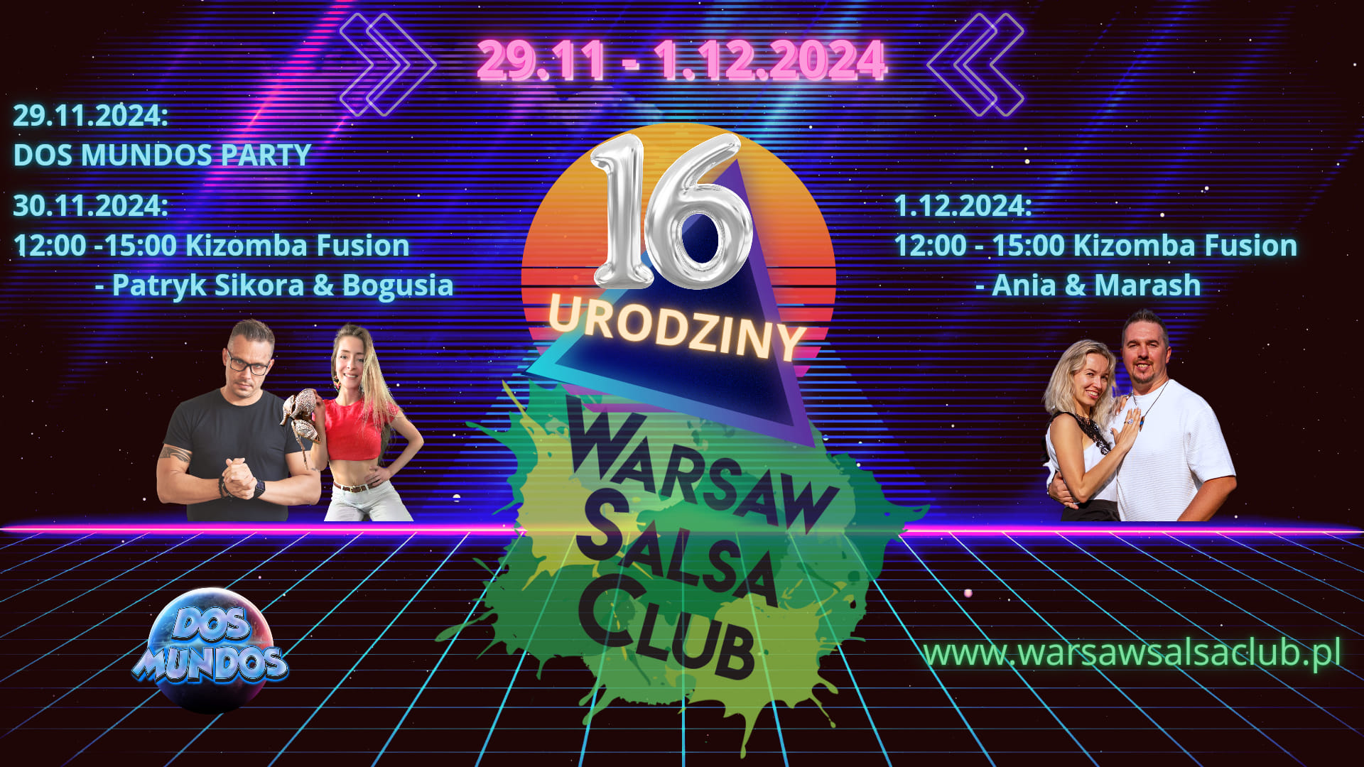 16. urodziny Warsaw Salsa Club - Kizomba Fusion!