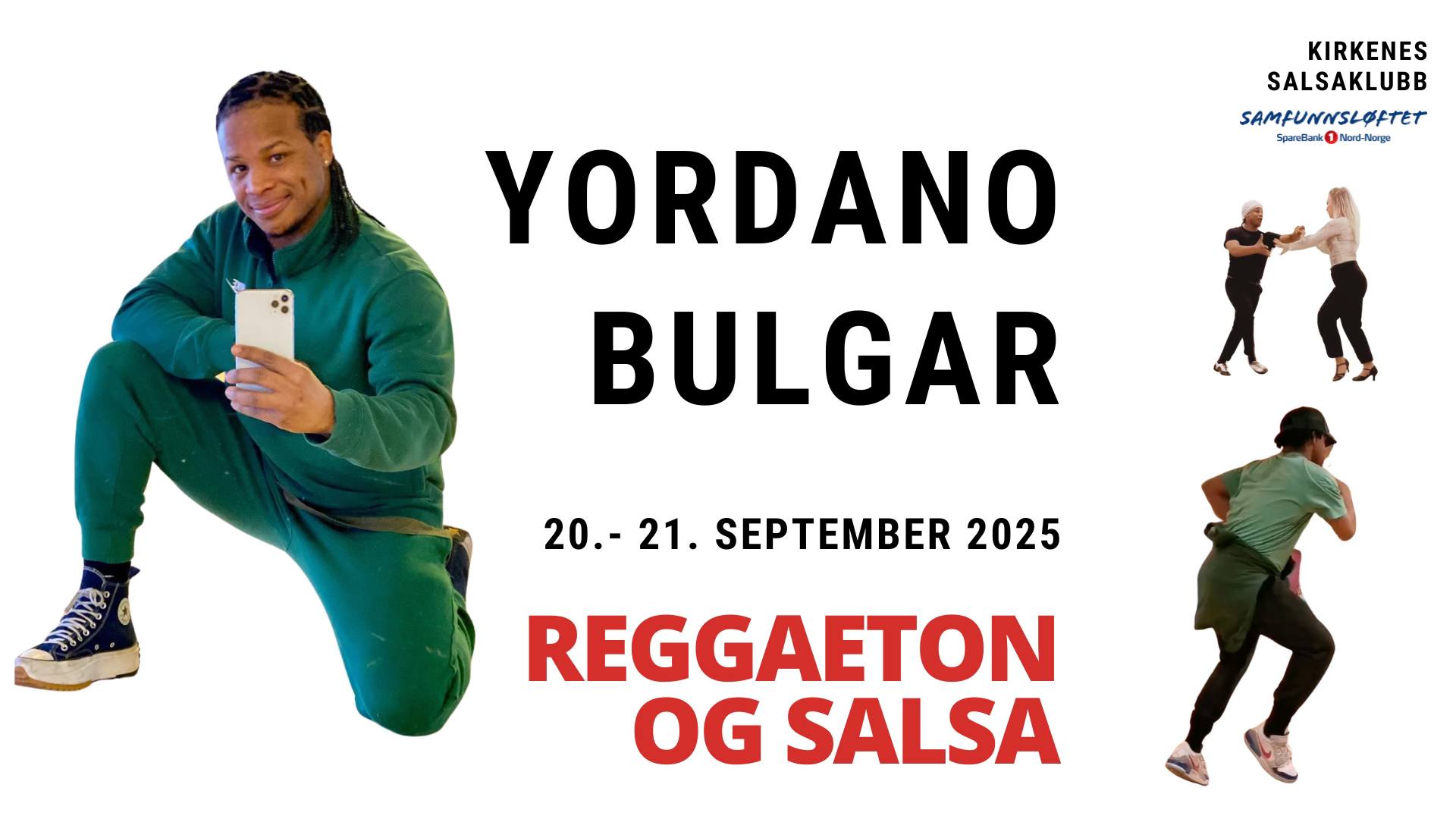 Salsa og reggaeton med Yordano fra Cuba