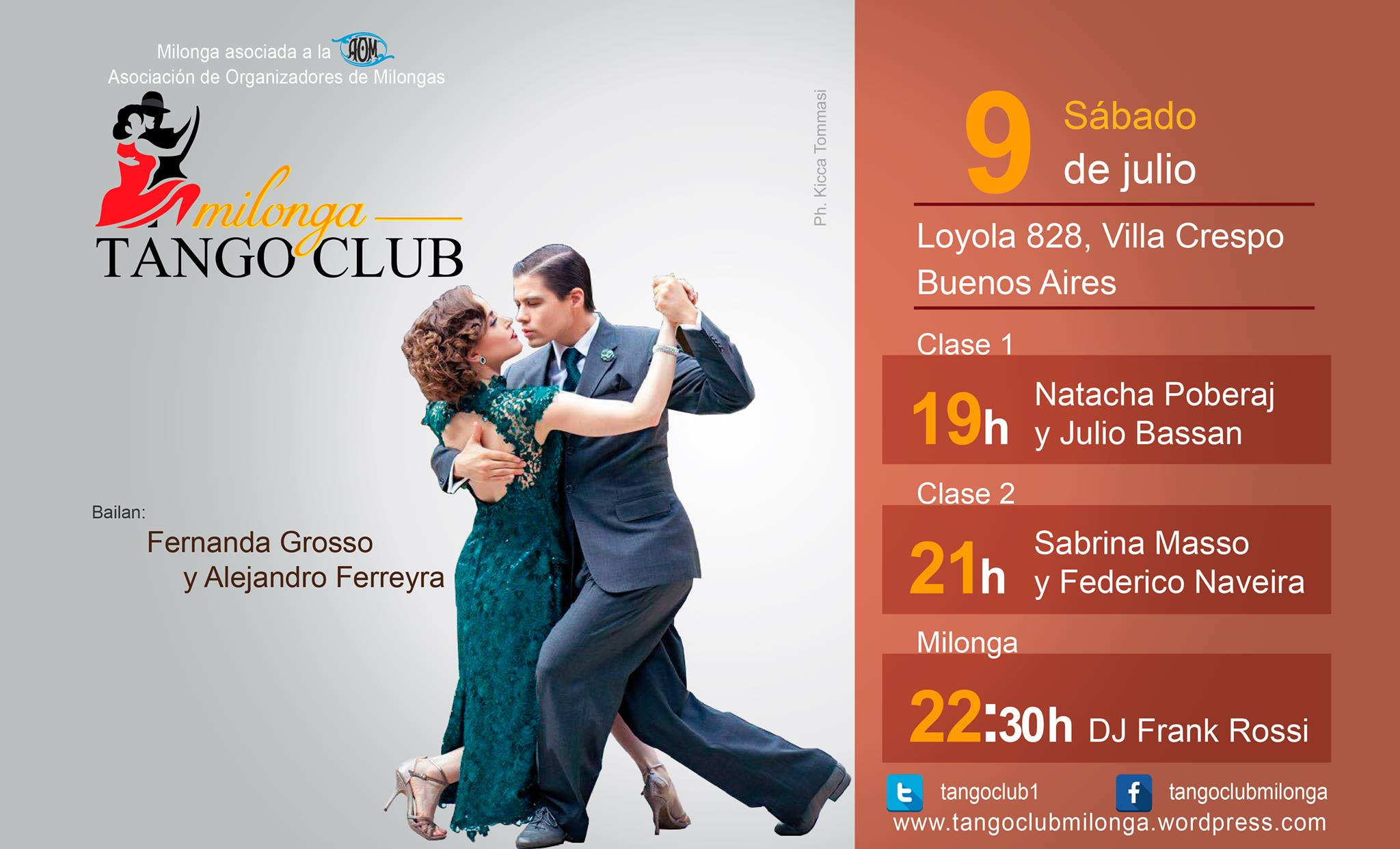 Tango Club: ¡bailan Fernanda Grosso y Alejandro Ferreyra!