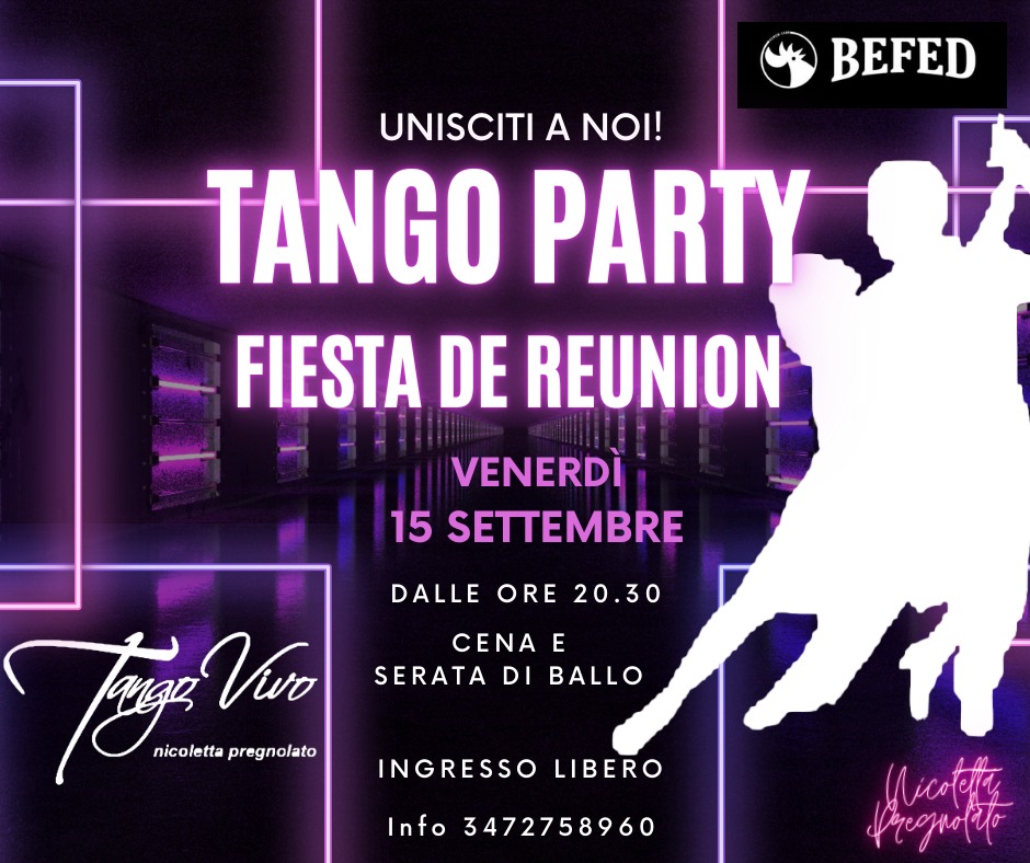 Tango Party - Fiesta de reunion
