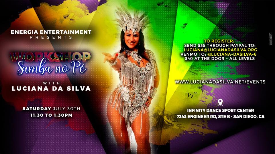 Samba Workshop w Luciana Da Silva