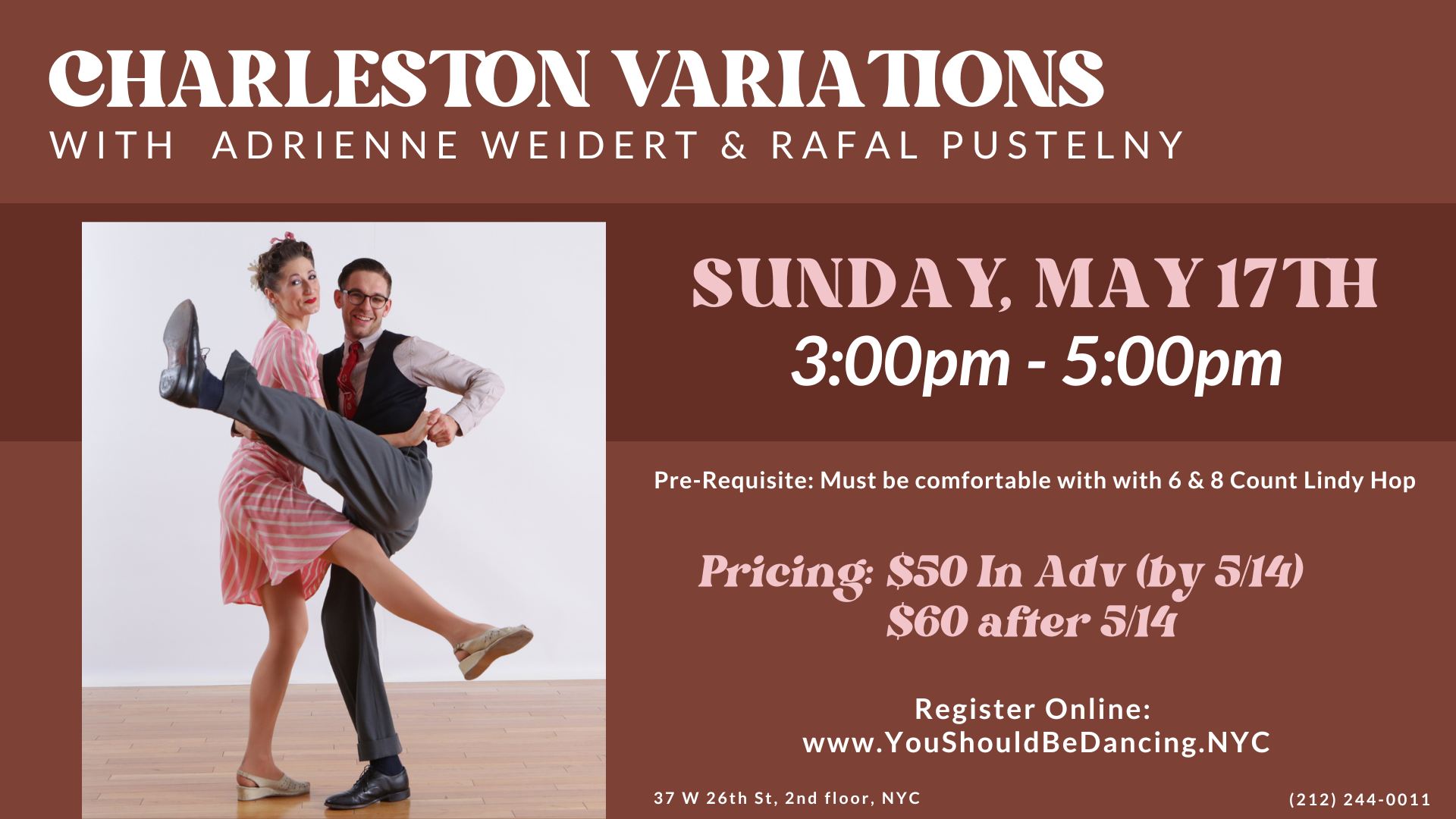 CHARLESTON VARIATIONS with Adrienne Weidert & Rafal Pustelny