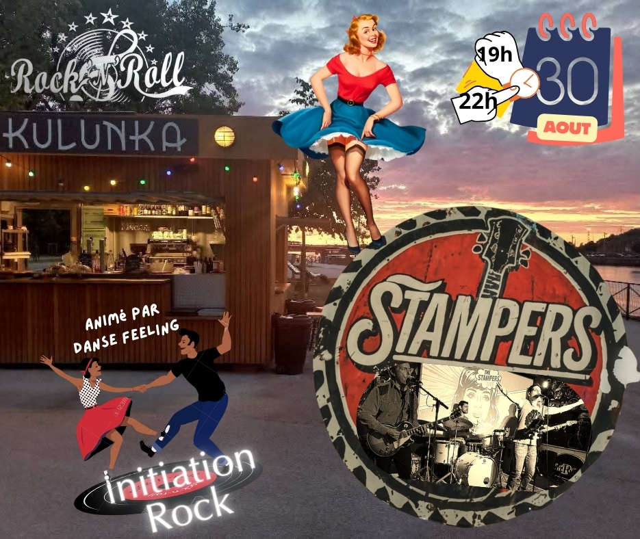 Les Stampers et Danse Feeling pour la dernière soirée très Rock, avec une initiation à Kulunka