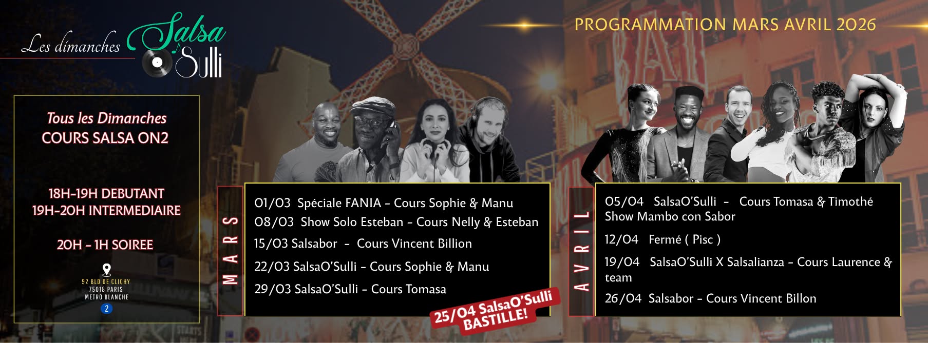 SalsaO'Sulli Bastille - 25 Avril