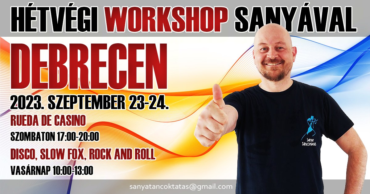 Debreceni hétvégi workshop Sanyával - 2023.09.23-24.