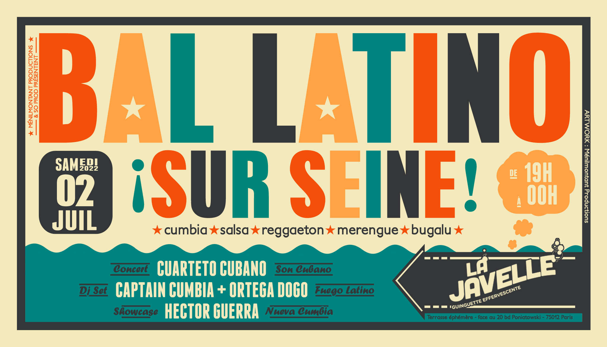 BAL LATINO SUR SEINE (by Fiesta de Cumbia Paris)
