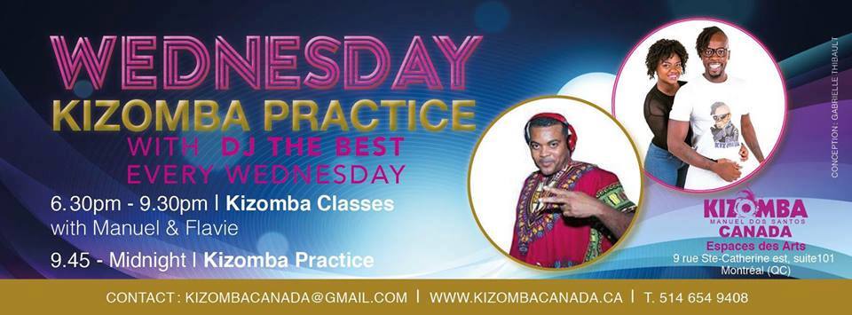 ● WEDNESDAY KIZOMBA PRACTICE ● DJ THE BEST ● AUGUST 3 2016 ●