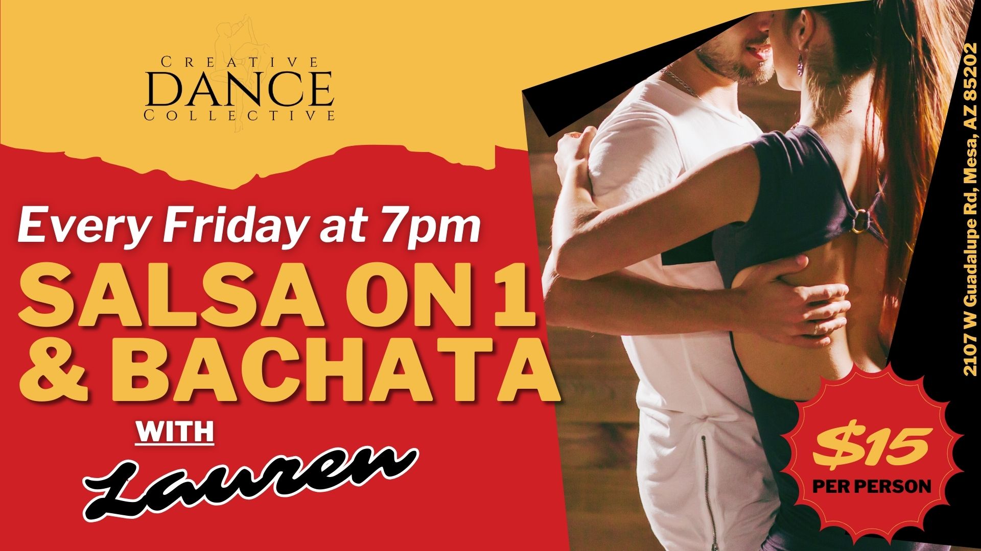 Salsa & Bachata Group Classes Every Friday in Mesa