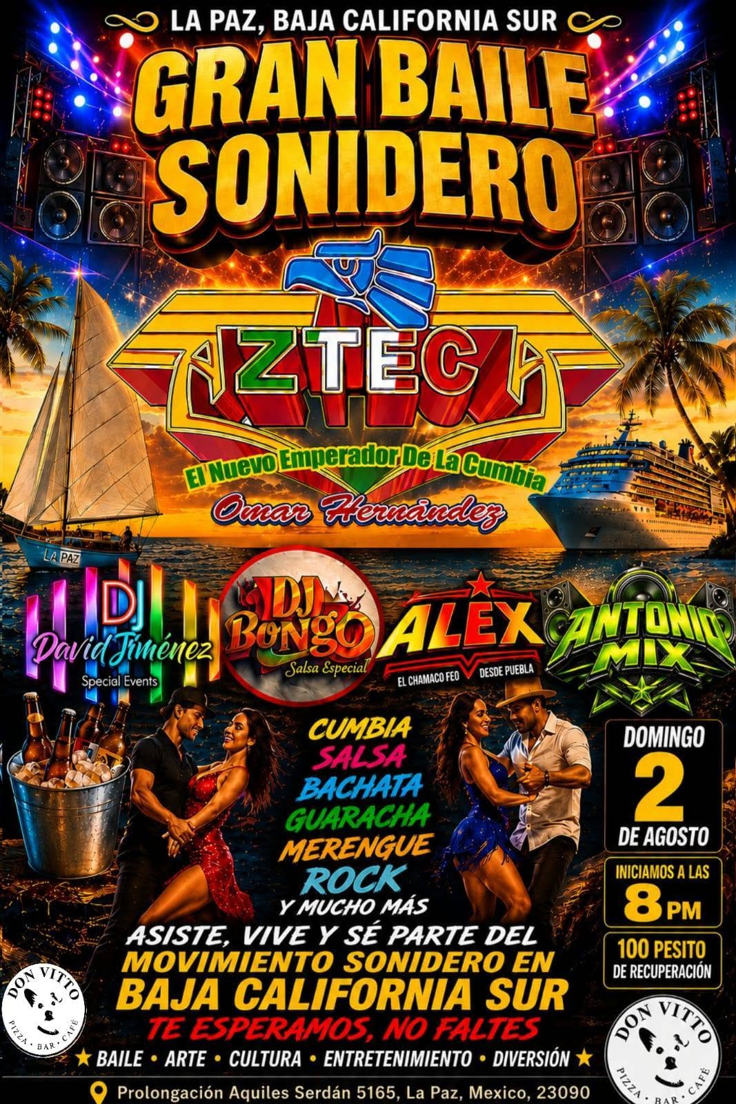 ¡PRIMER GRAN BAILE SONIDERO EN LA PAZ!