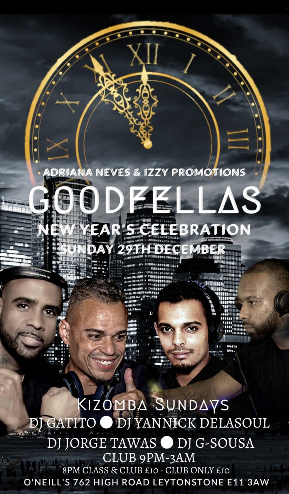 Goodfellas pre NYE party @Kizomba Sundays