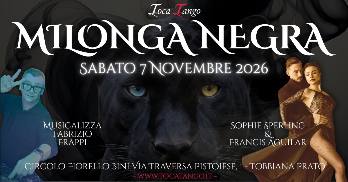Milonga Negra Show Sophie Sperling e Francis Aguilar