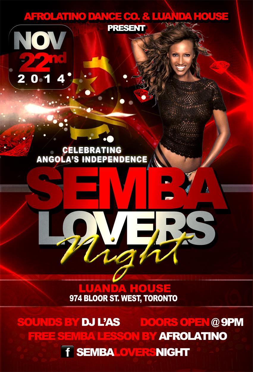 ✬✬✬ Semba Lovers Night - ✬✬✬Nov 22