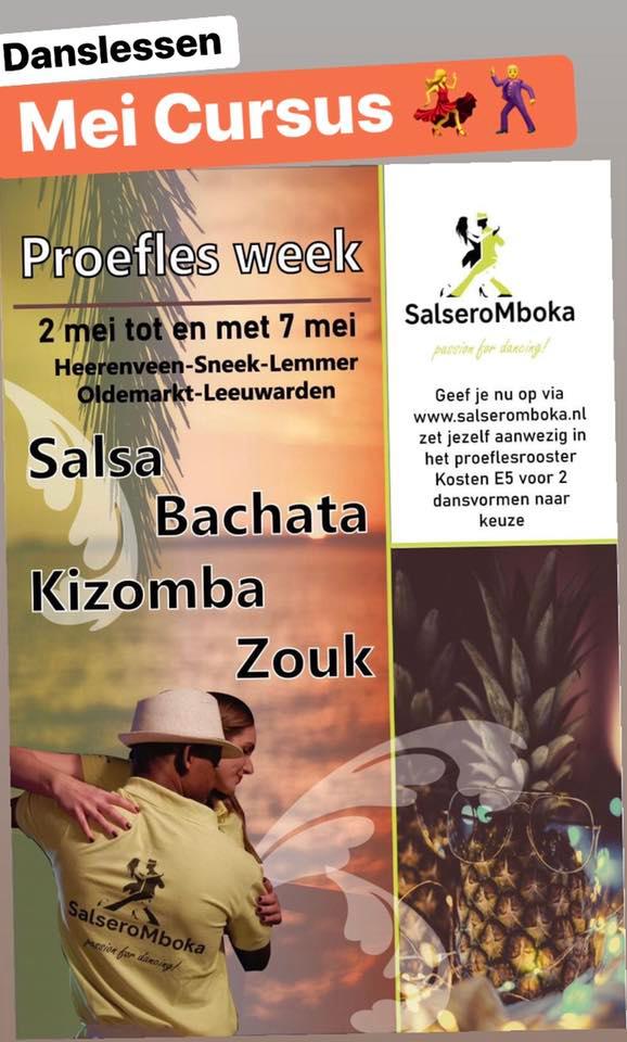Proeflessen Mei Cursus 2022 Dansschool Salseromboka
