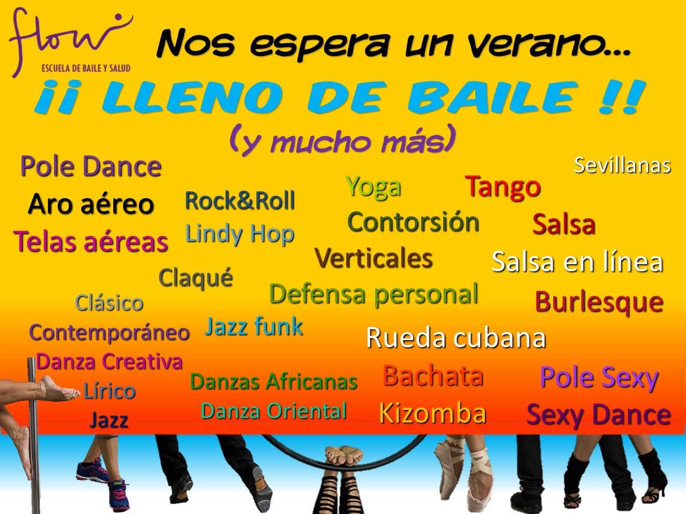 Intensive salsa, bachata, pole dance, classical and contemporary dance and many more