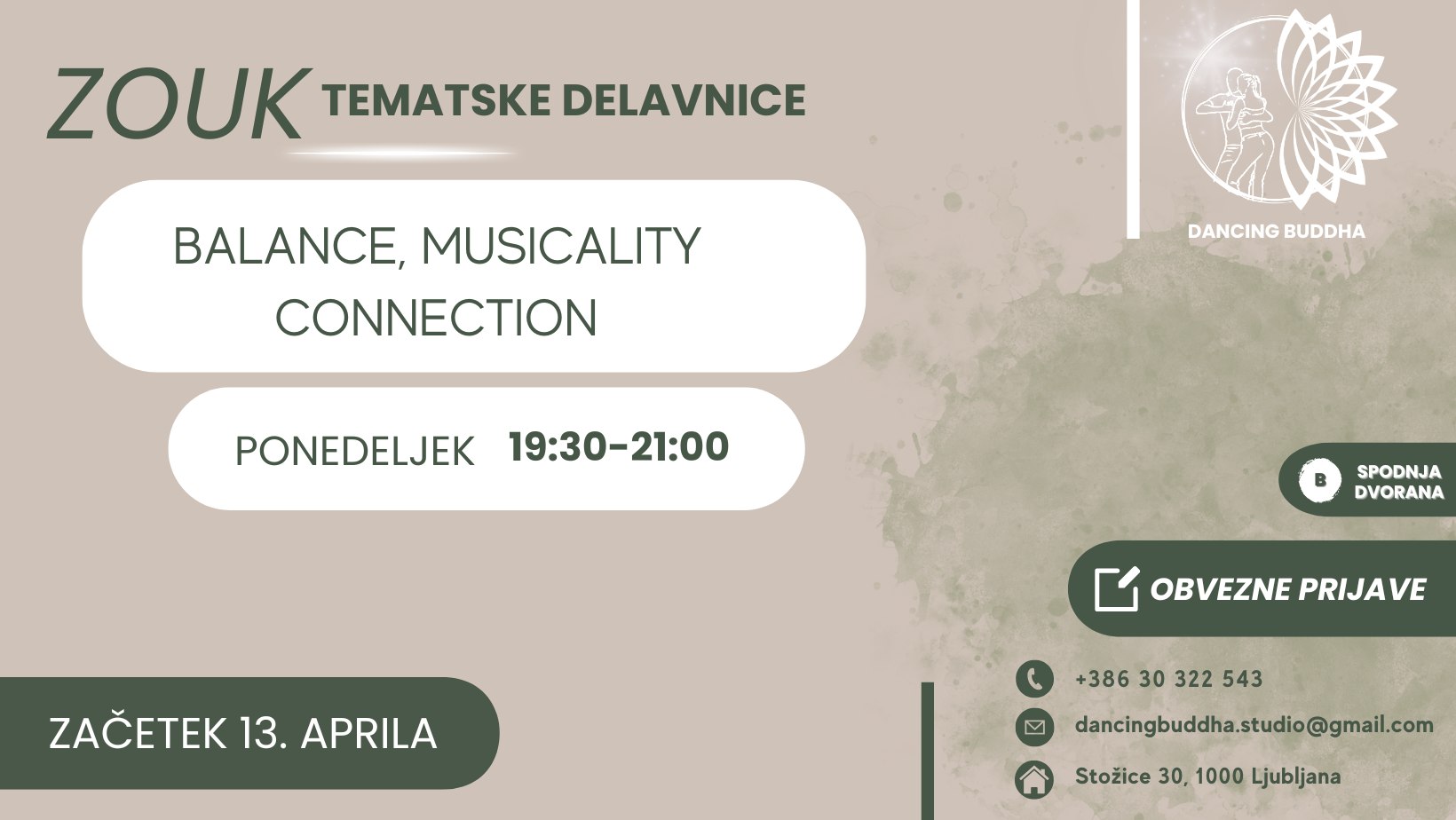 ZOUK TEMATSKE DELAVNICE-BALANCE, MUSICALITY CONNECTION
