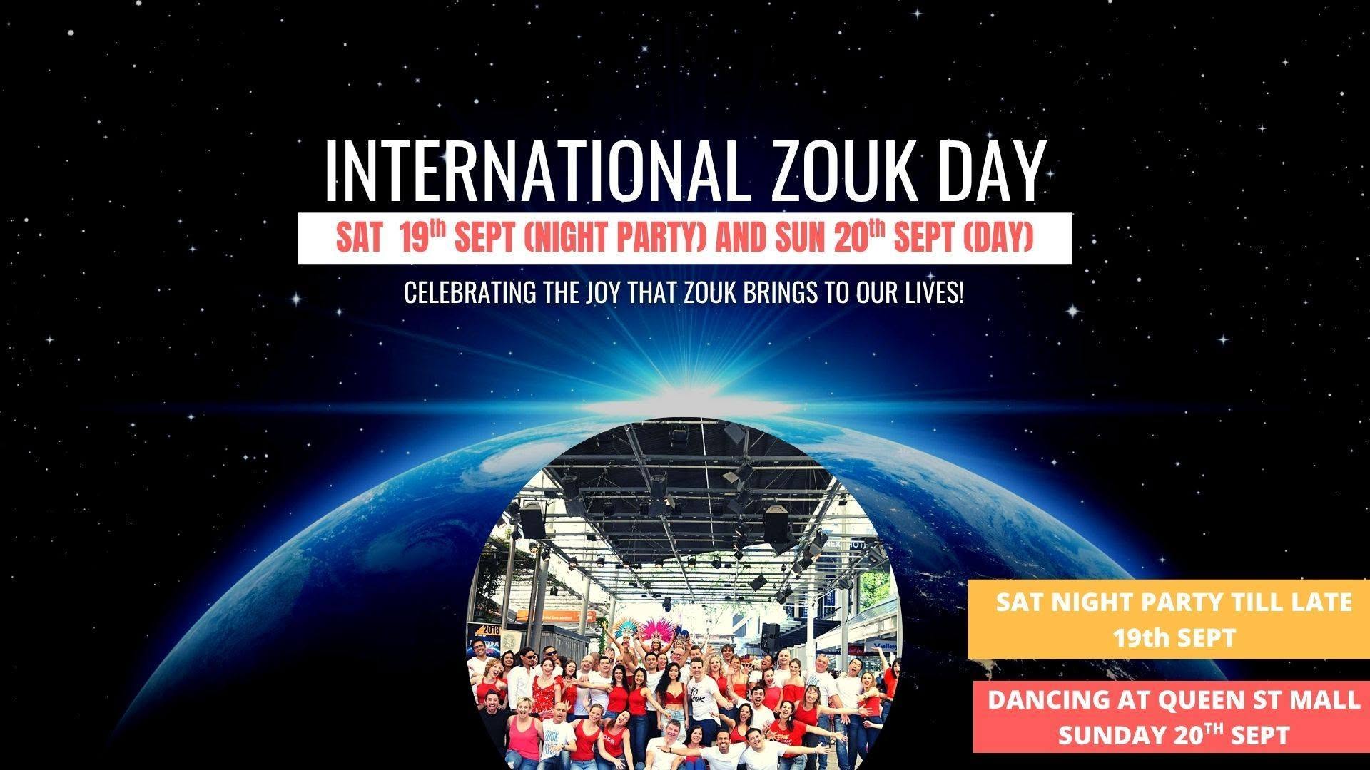 International Zouk Day Brisbane 2026 IZD Party, Activities & Flashmob Training