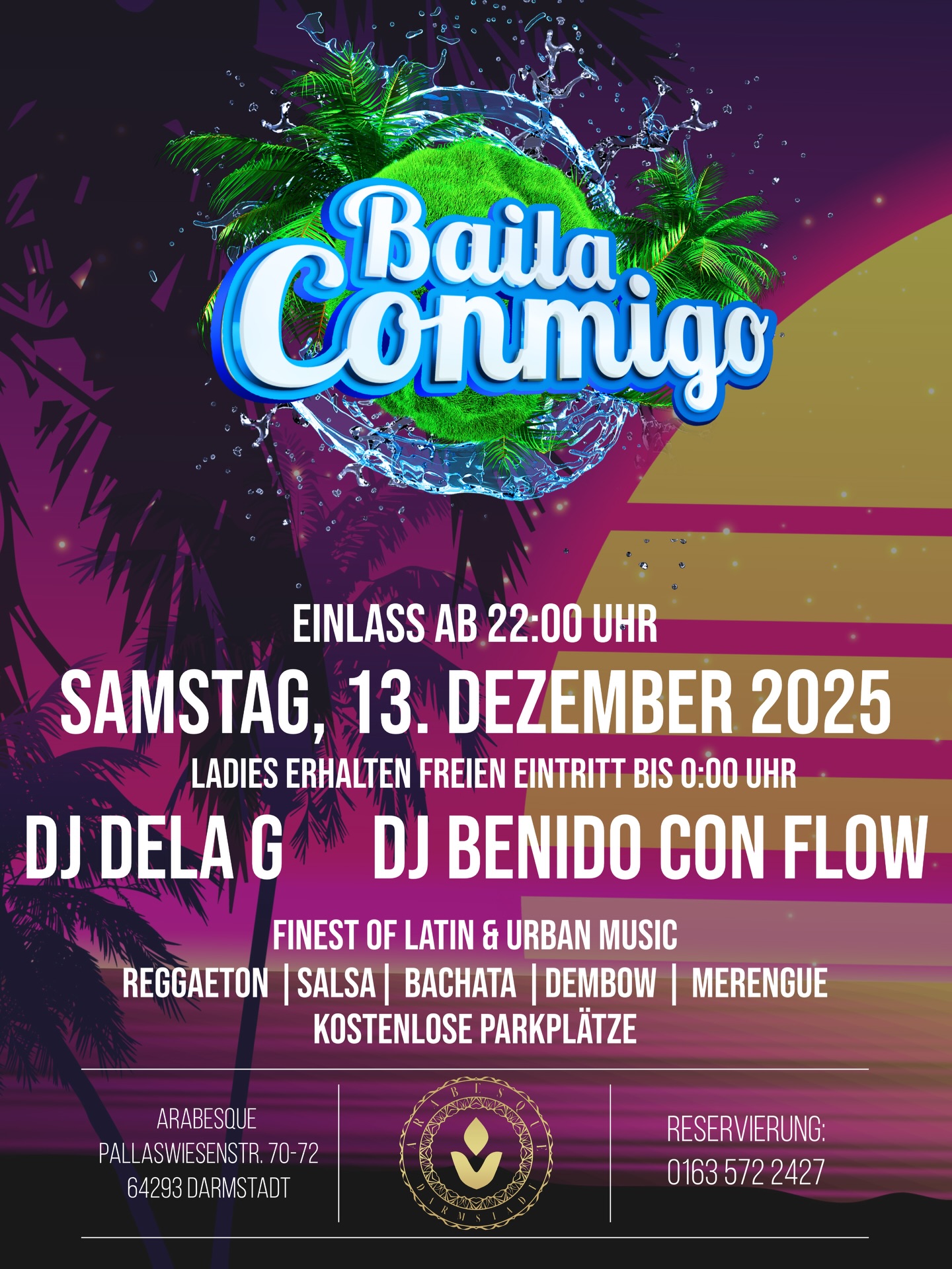 Baila Conmigo x Arabesque Darmstadt