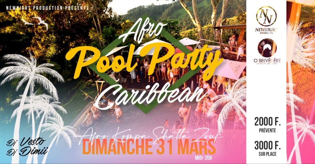 Pool party Afro Caribéenne