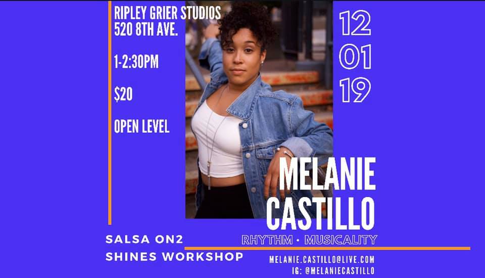 Melanie Castillo On2 Shines Workshop