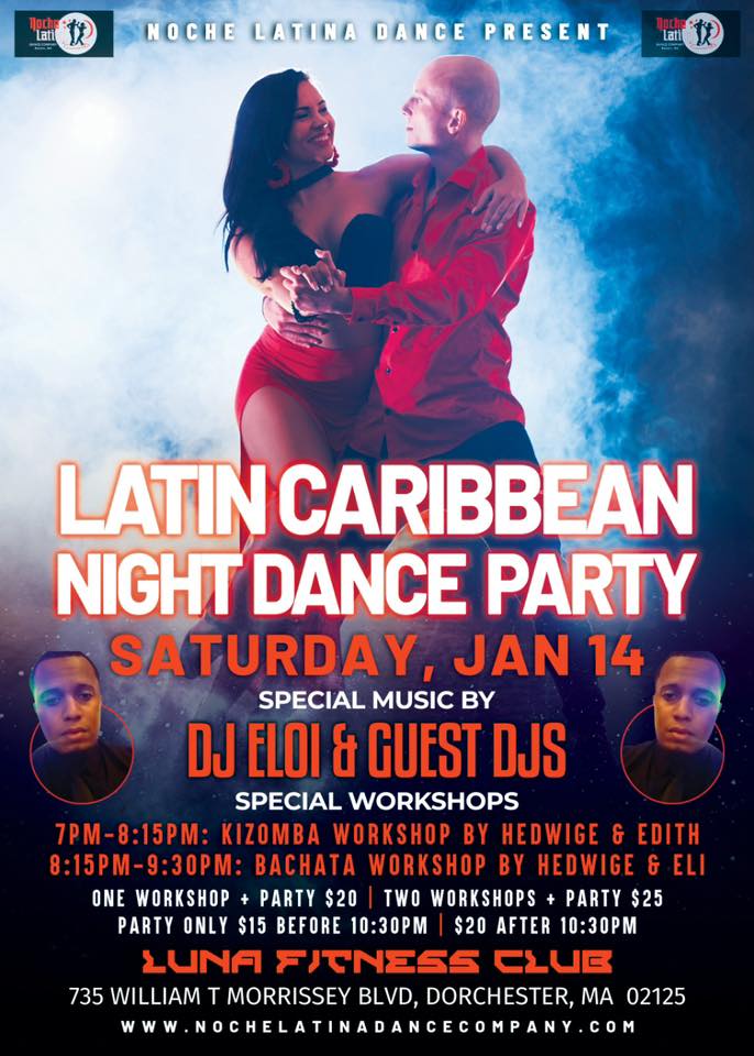 Noche Latina Social ! Salsa - Bachata- Kizomba & Konpa Social!!