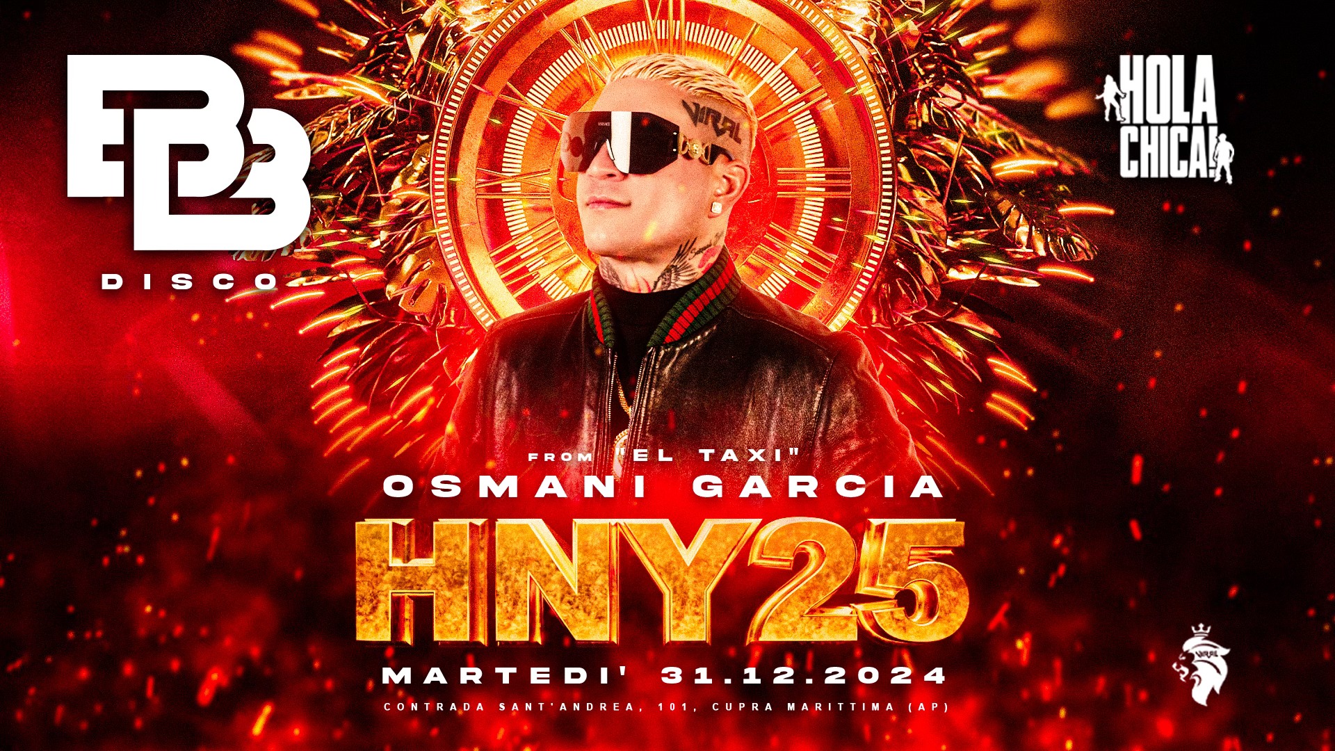 MARTEDI 31 DICEMBRE - CAPODANNO AL BB DISCODINNER - UNA SALA INTERAMENTE DEDICATA ALLA MUSICA LATINA