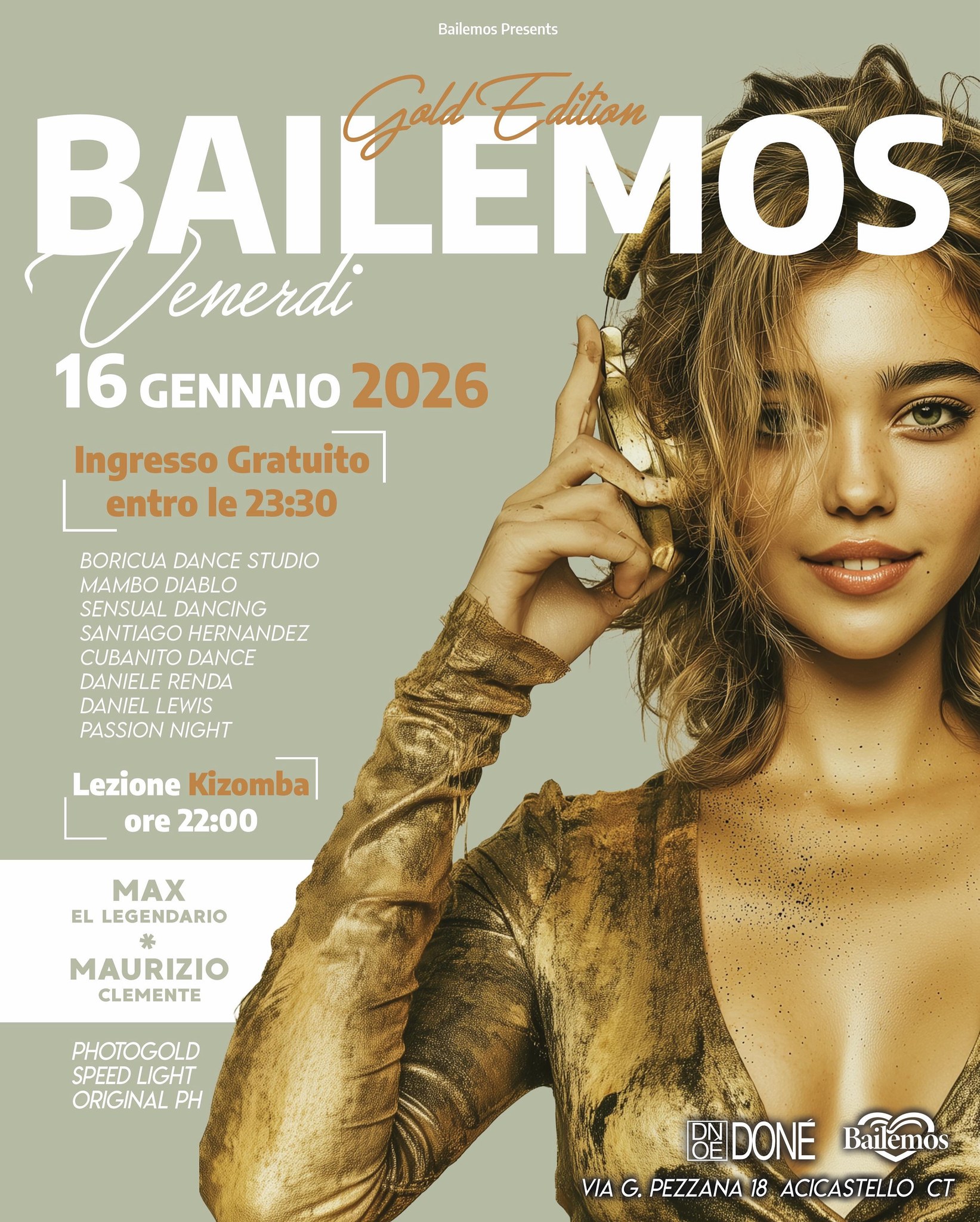 Venerdì 16 Gennaio - BAILEMOS