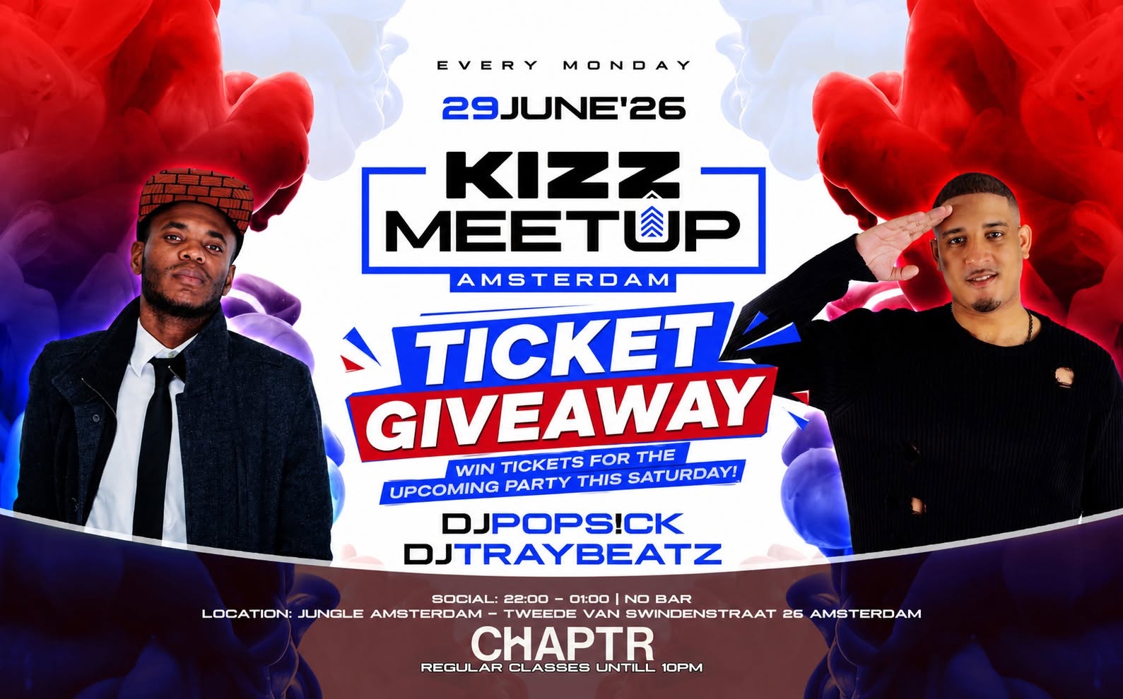 KIZZ MeetUp ‘Amsterdam': Pops!ck x Traybeatz
