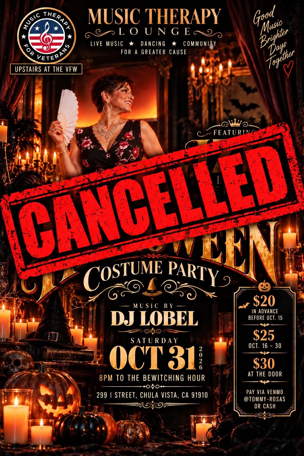 CANCELED HALLOWEEN COSTUME PARTY