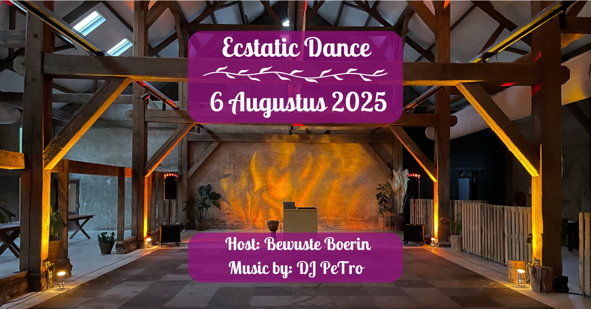 Ecstatic Dance - Editie augustus 2025