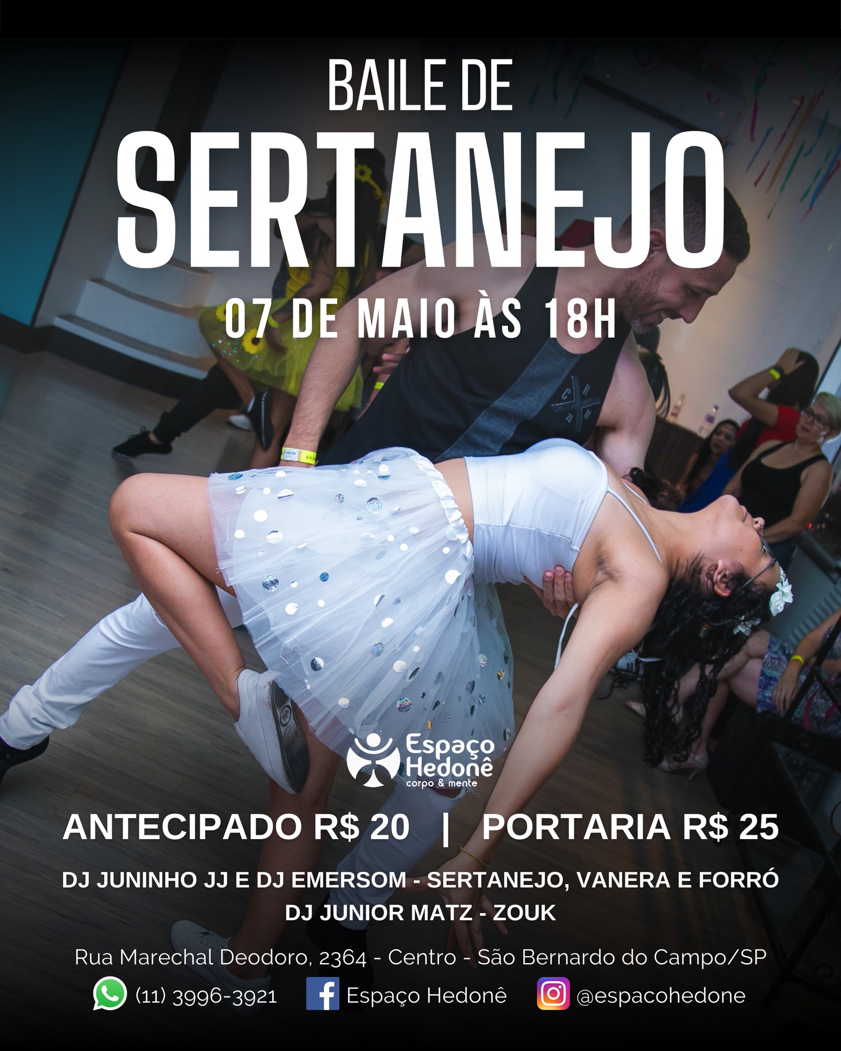 Baile de Sertanejo + Zouk