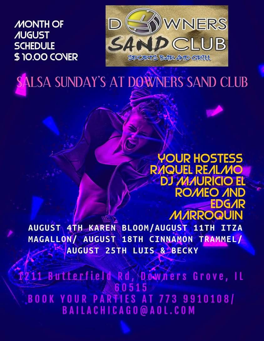 SALSA SUNDAYS AT THE SANDS WITH KAREN BLOOM