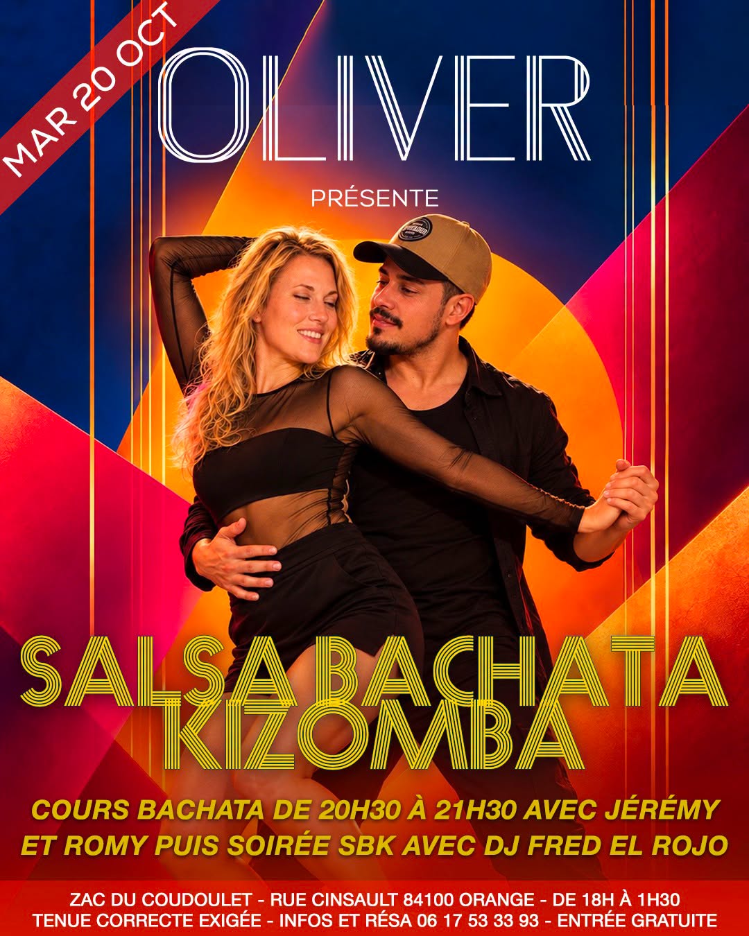 Salsa Bachata Kizomba à l’Oliver