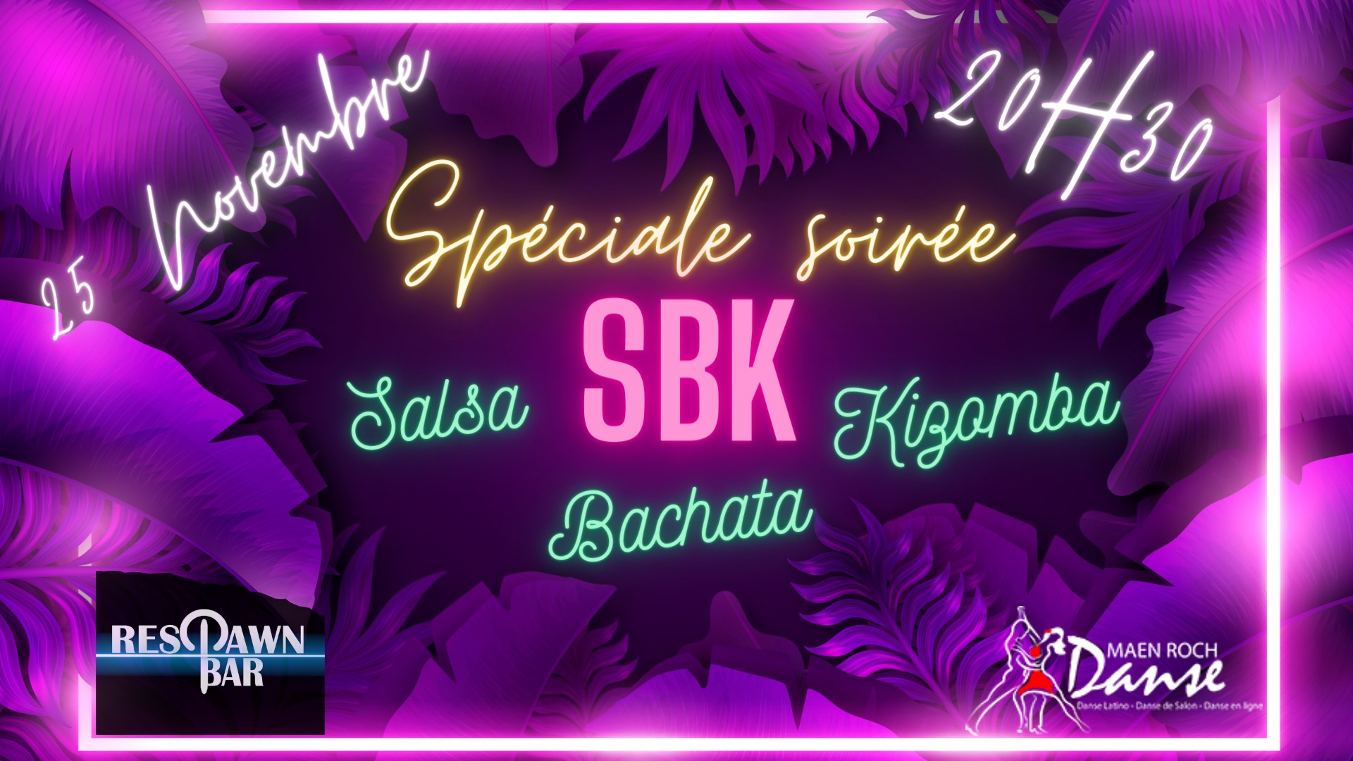 Soirée Spéciale SBK(Salsa, Bachata, Kizomba)