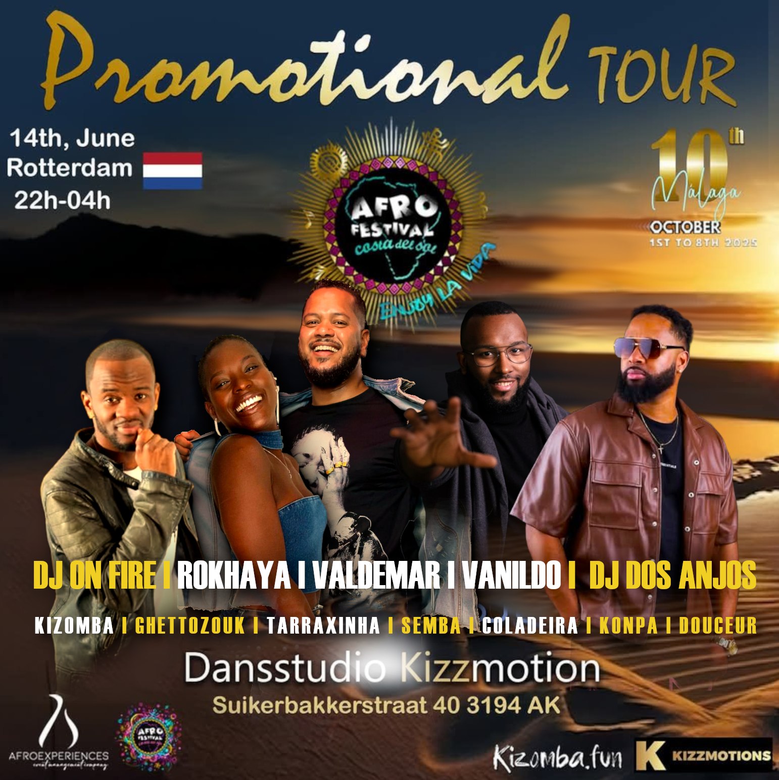 π₯ AFRO FESTIVAL MALAGA HOLLAND PROMO NIGHT π₯