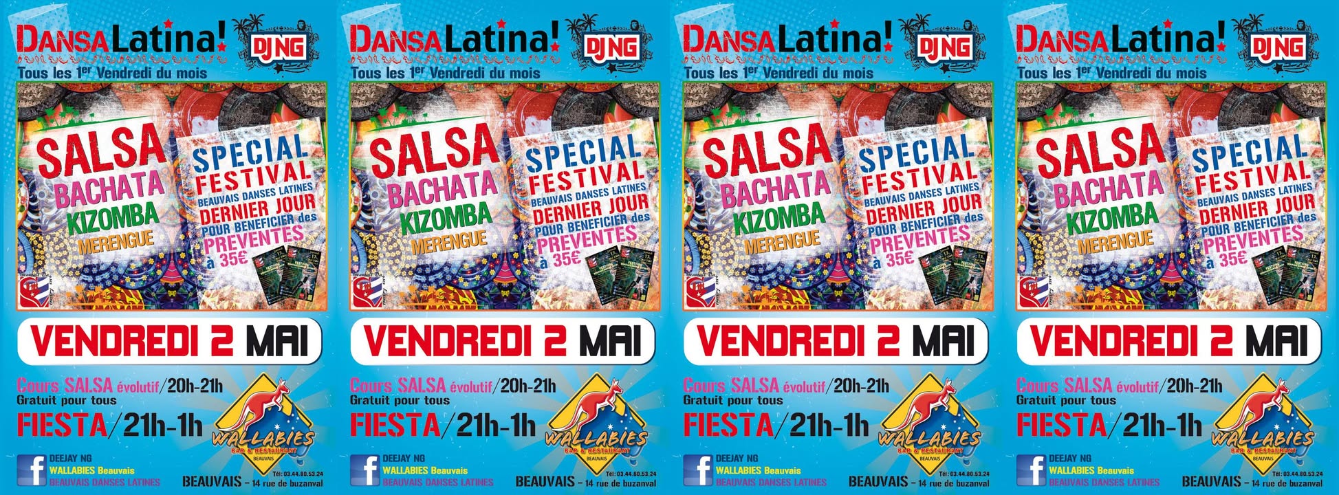(((>DANSA LATINA!<))) VENDREDI 2 MAI By DJ NG y BDL