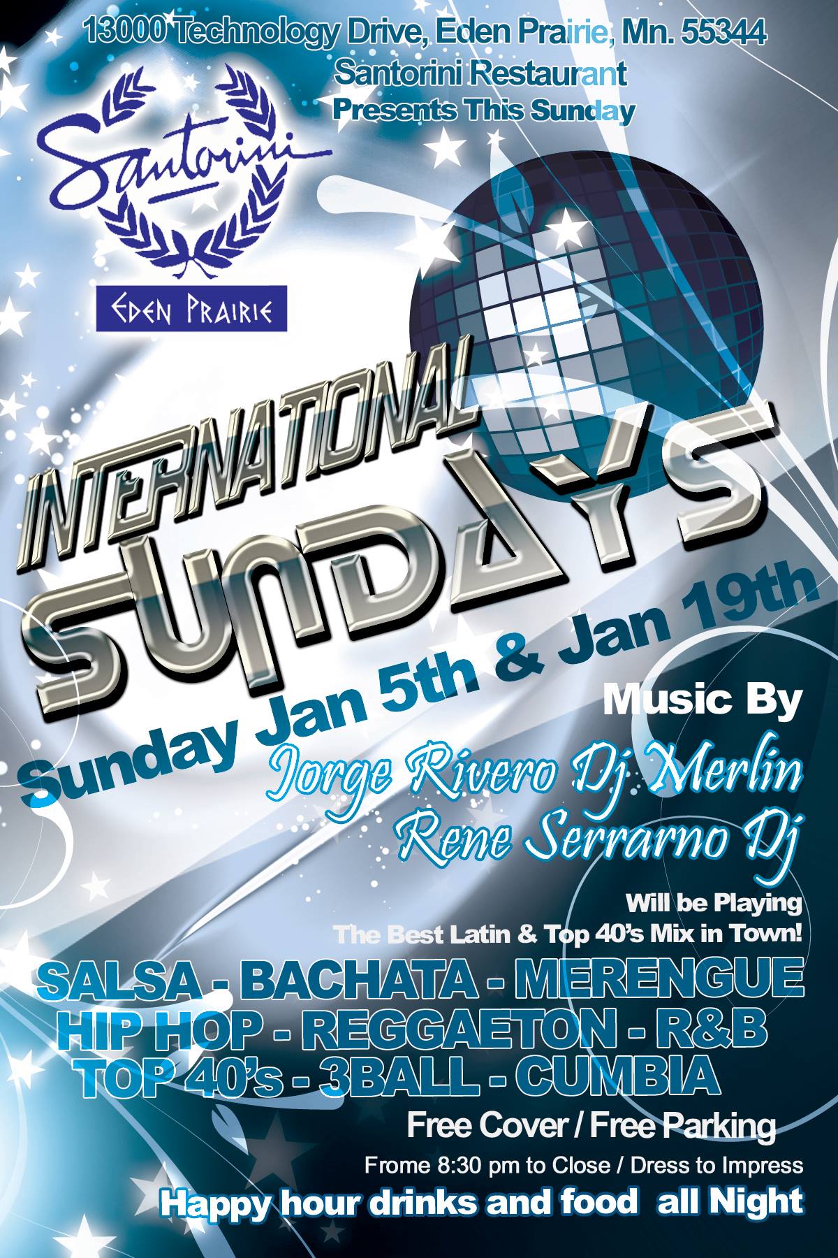 International sundays at santorini !!