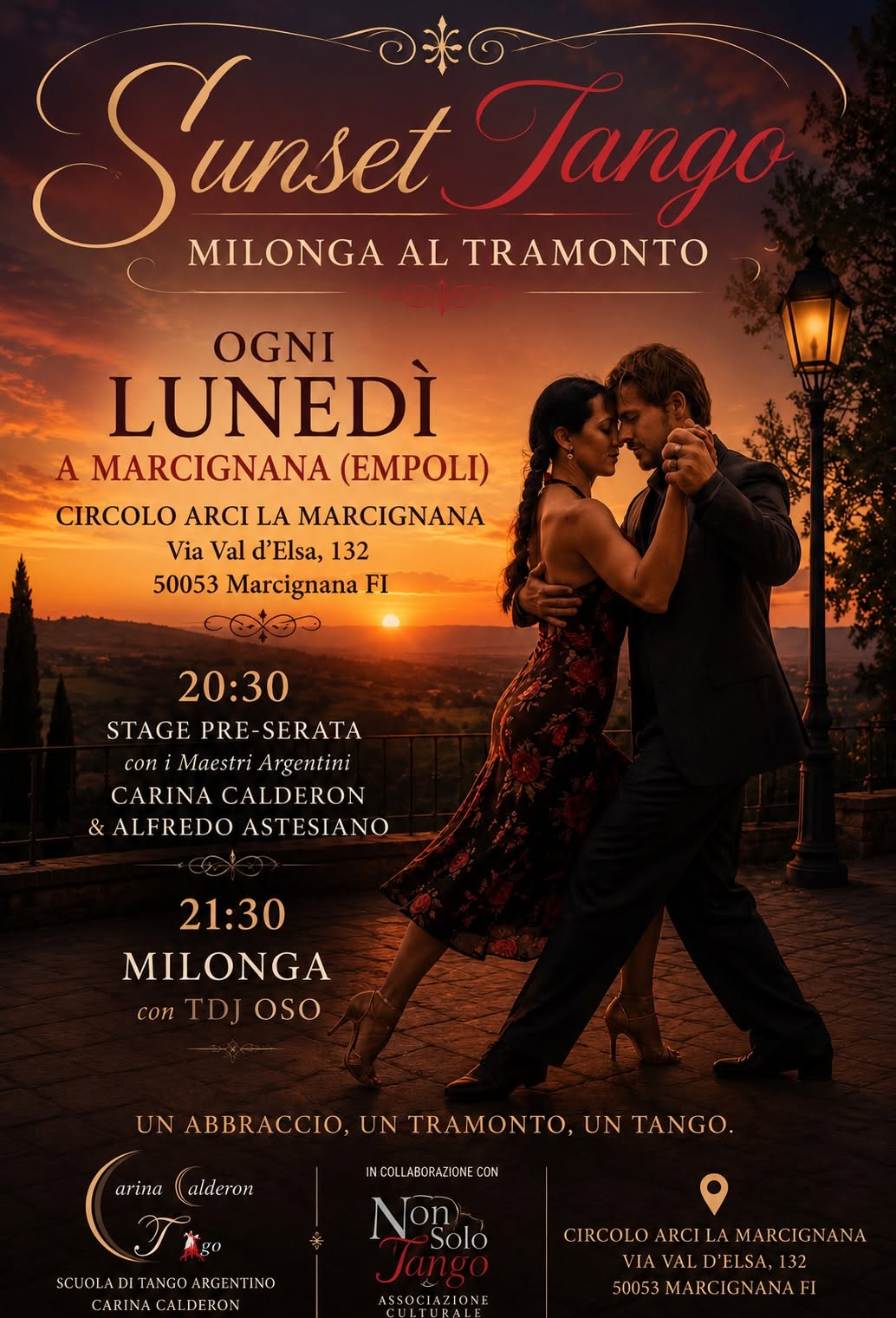 Tango Sunset - Ogni lunedì, un abbraccio al sole che cala