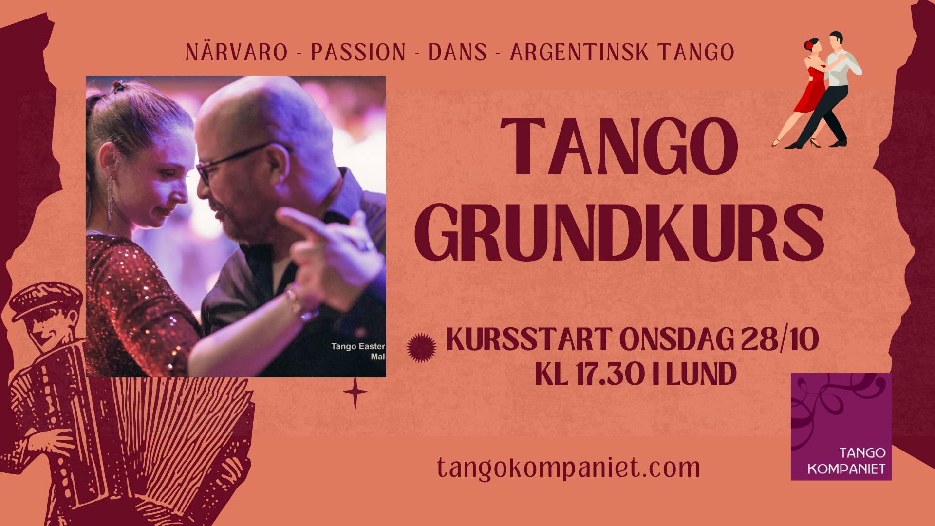 Tango Grundkurs Lund
