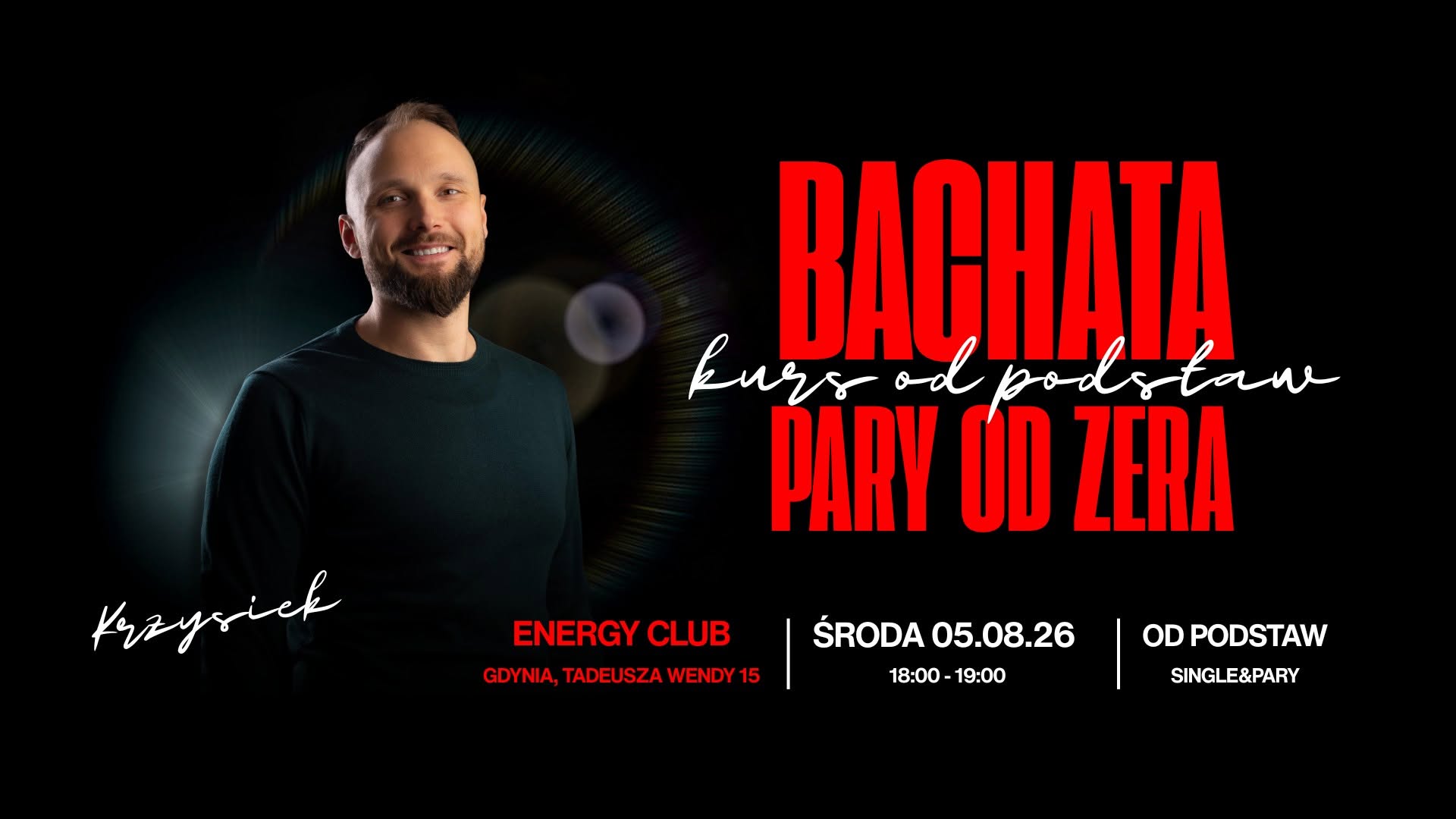 ☀️ Letni Kurs Bachaty w parach Start 5 Sierpnia 2026 Energy Club Gdynia
