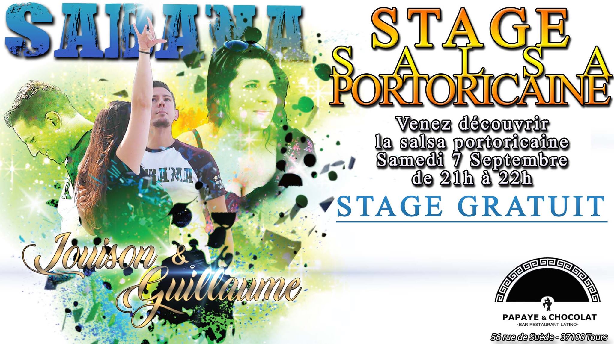 Salsa Portoricaine : Stage découverte : Gratuit