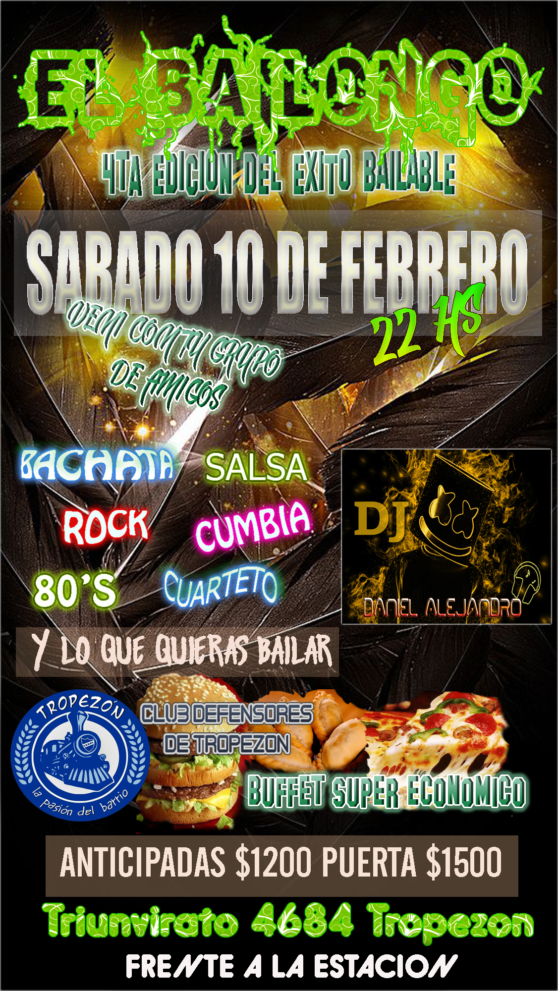 EL BAILONGO 4ta edicion del exito bailable multi-ritmos